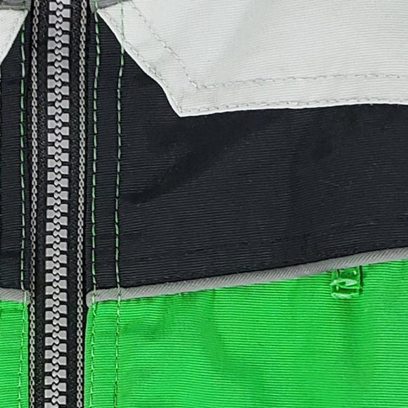 Obermeyer IGrow Kids Ski Snow Winter Coat Size 1 XS Green Black White Warm - Picture 4 of 9